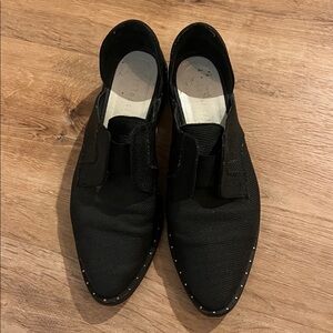 Freda Salvador Women's Black D'Orsay Loafers size 6.5-7